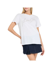LIUJO DENIM Liu Jo T-Shirt Donna Bianco Bianco